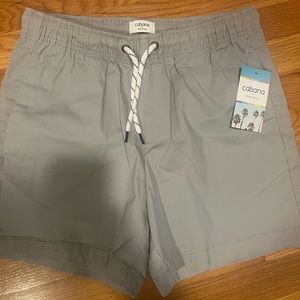 NWT Cabanna short, crown and ivy – adult small- light gray